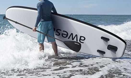 Inflatable SUP for beginners 2023 - Awesafe SUP